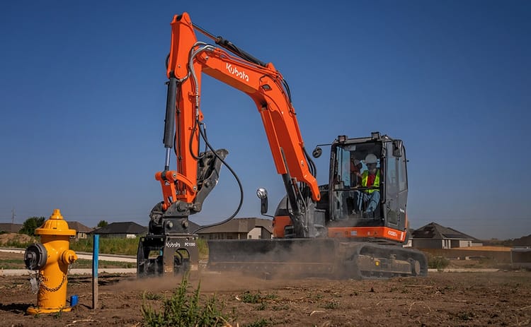 Kubota KX & U Series Multi-Point Service Inspection